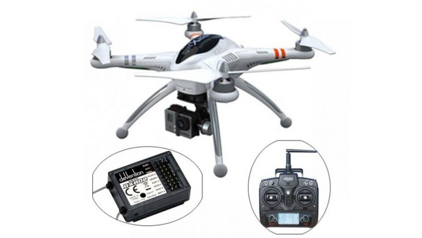 Walkera QR X350 Pro FPV Drone Rc Quadcopter RTF DEVO 7-sändare GPS