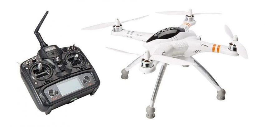 Walkera QR X350 Pro FPV Quadcopter med DEVO F12E, iLook-kamera & Gimbal - RTF