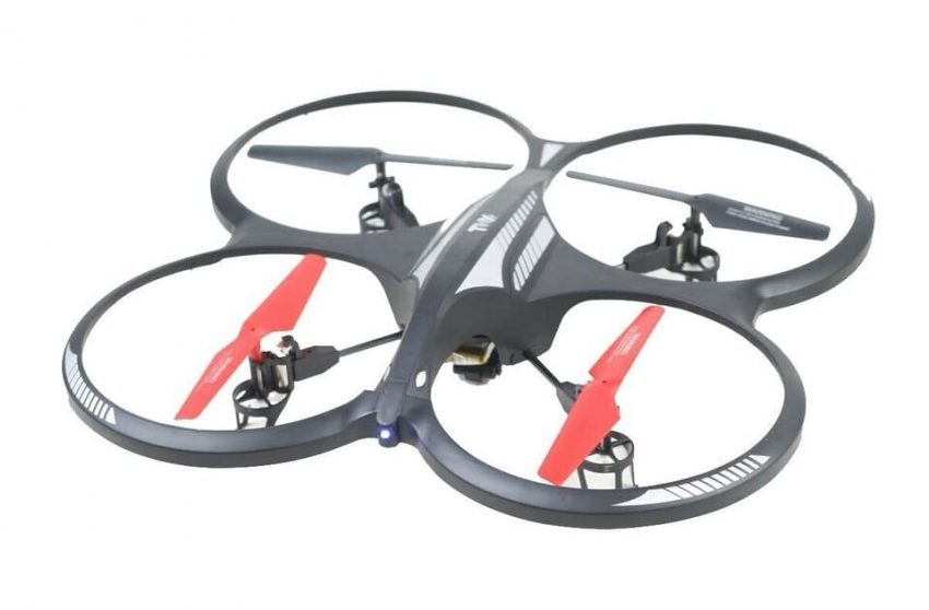 X-Drone G-Shock 2,4 GHz 4-kanals radiokontroll UFO Quadcopter med gyro och kamera